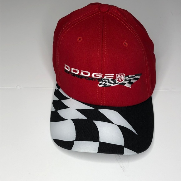 Dodge Motorsports Hat Cap Red SnapBack - Picture 2 of 7